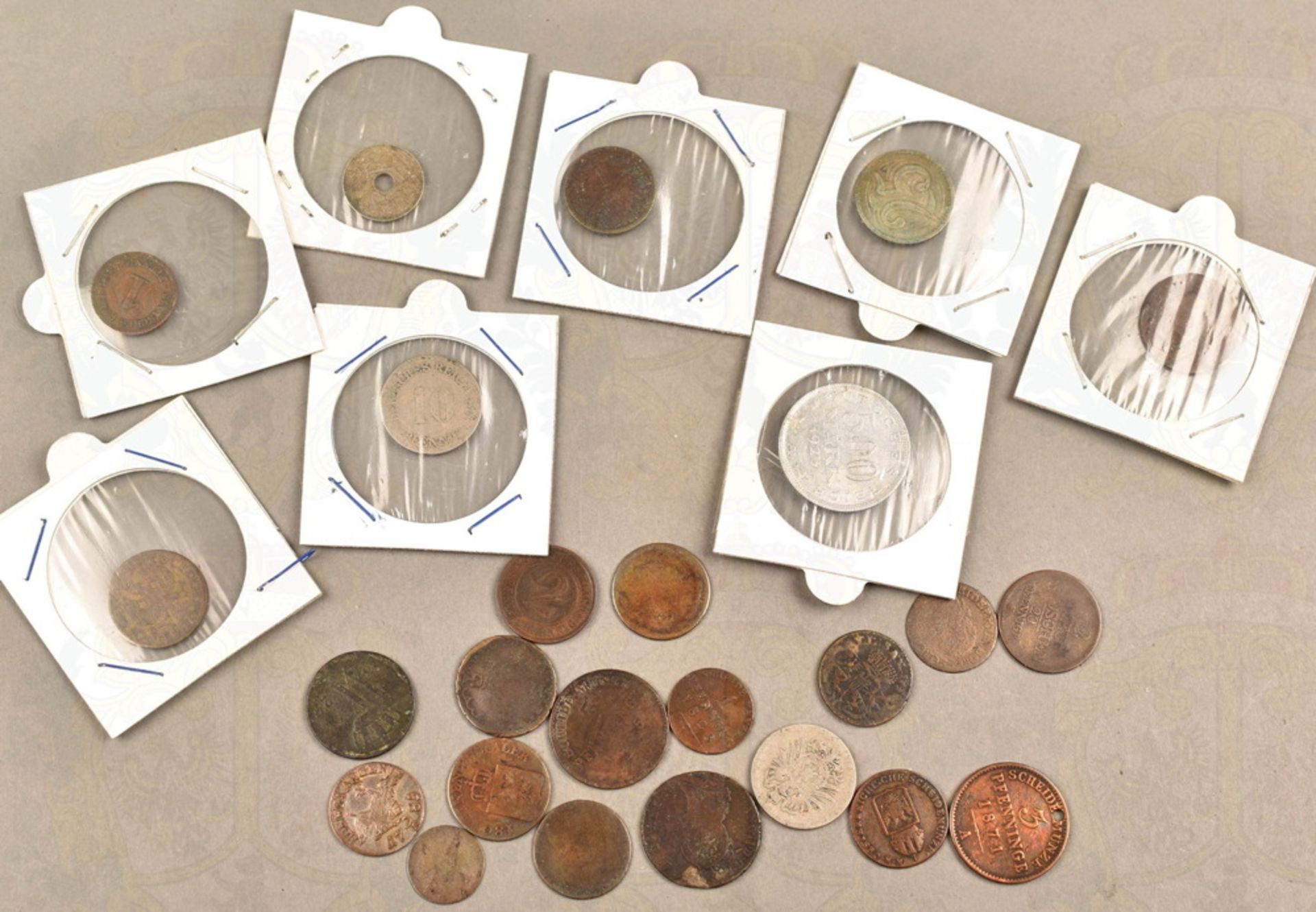 25 Kleinmünzen meist Alt-Deutschland