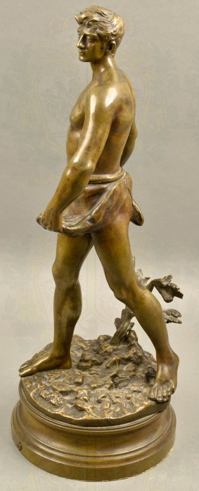 Bronzeplastik Adrien E. Gaudez "Der Sämann" - Image 3 of 5