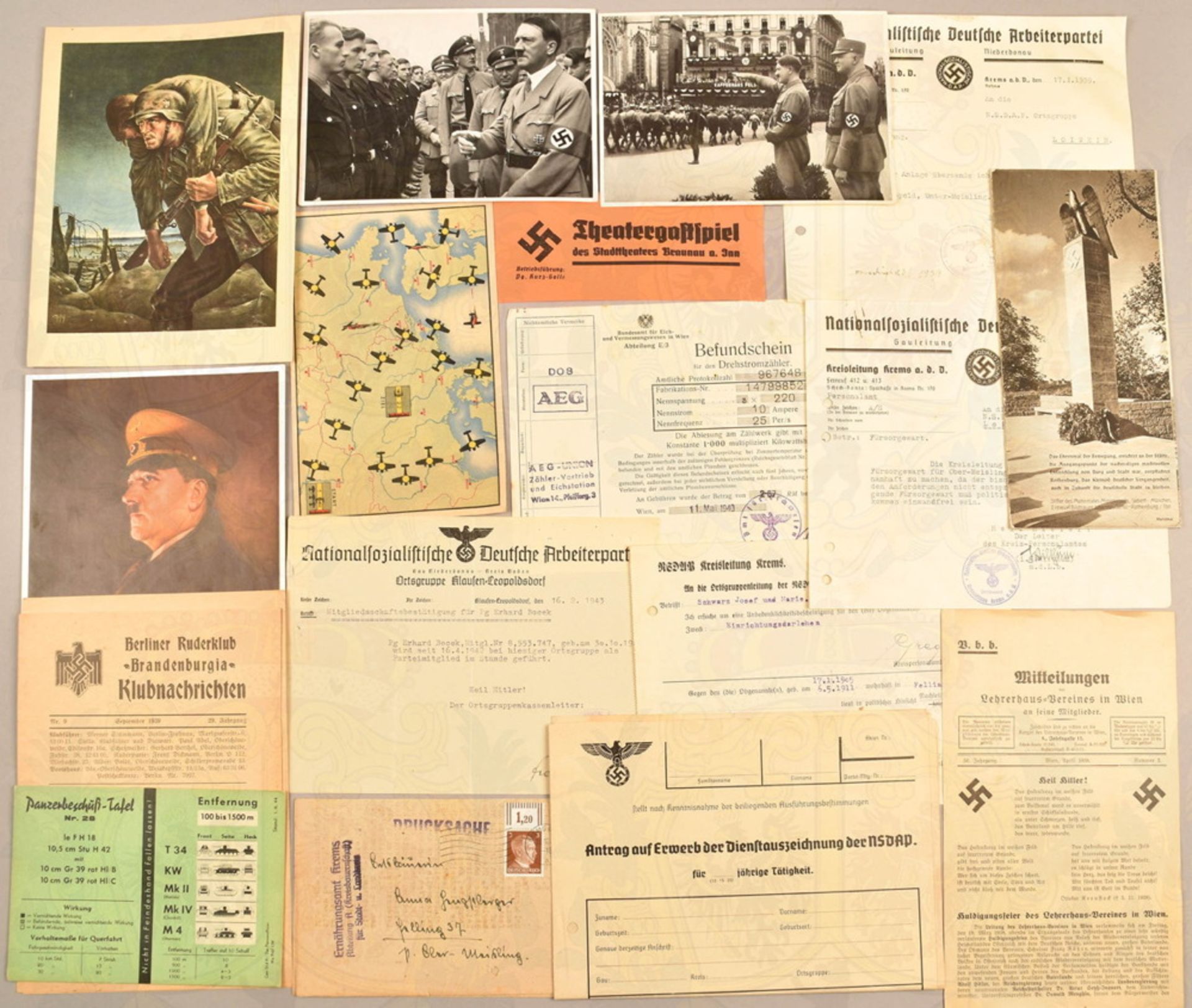 Dokumenten-Konvolut III. Reich - Bild 5 aus 5