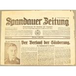 Spandauer Zeitung - Röhm-Putsch