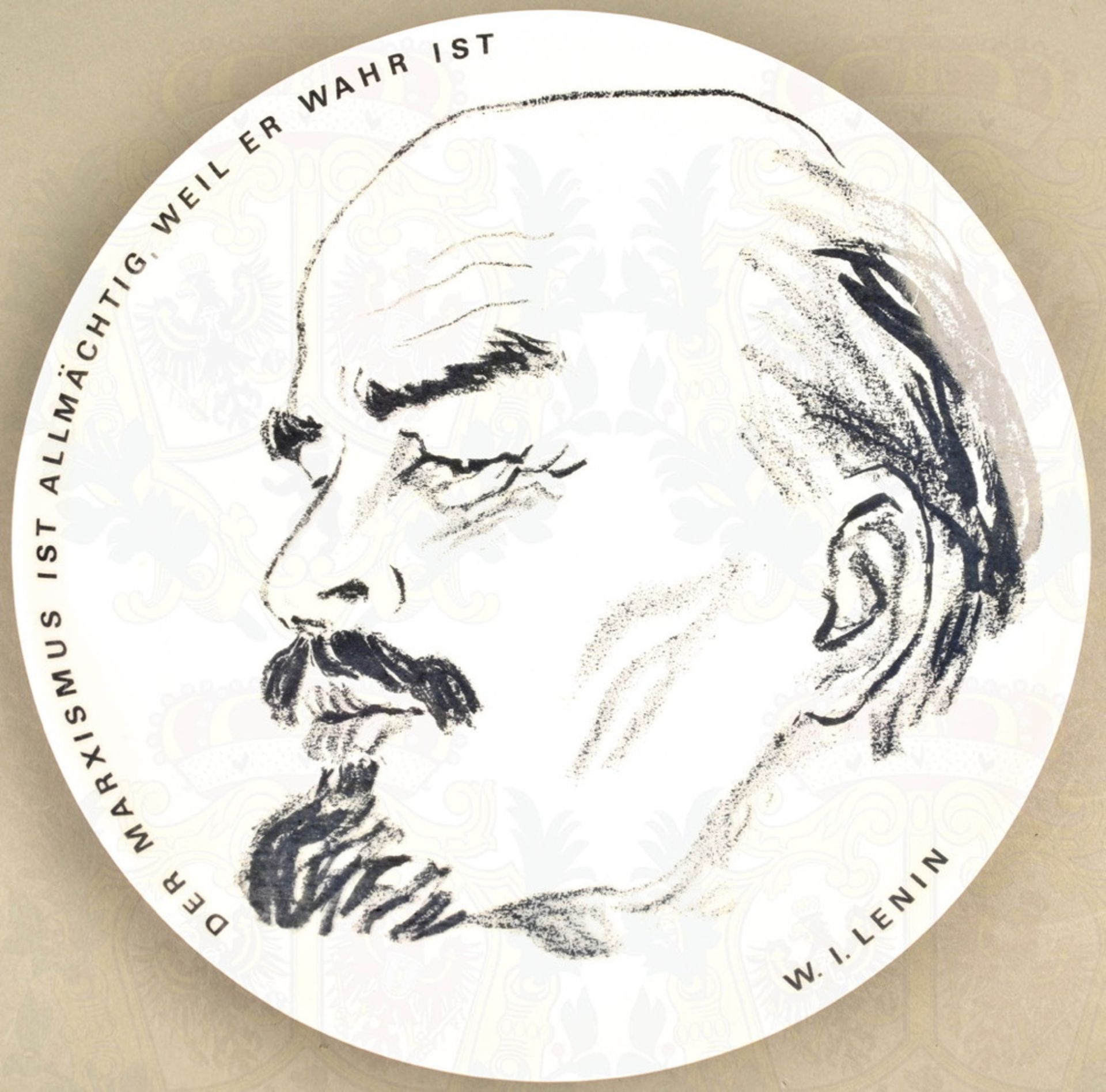 Wandteller W. I. Lenin - Image 2 of 3