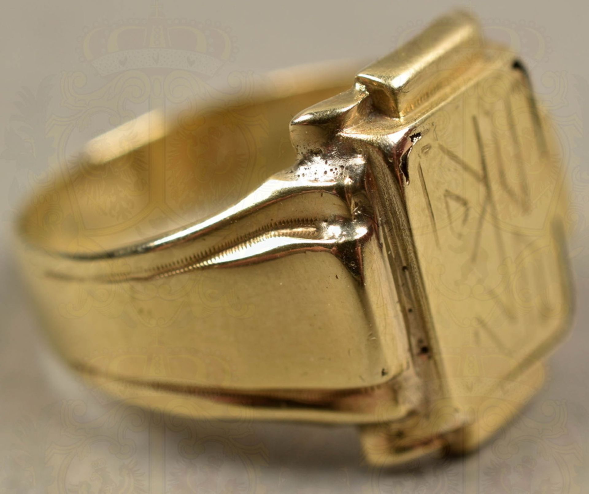 Goldener Fingerring Reinhard Heydrich - Image 3 of 5