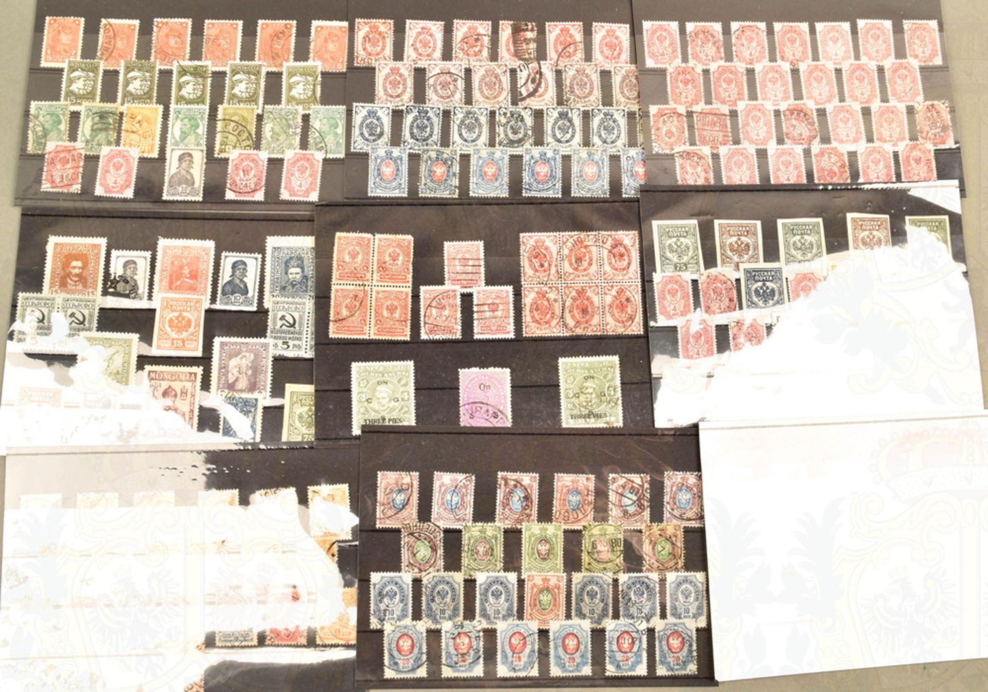 630 Briefmarken Russland und Sowjetunion 1902-1988