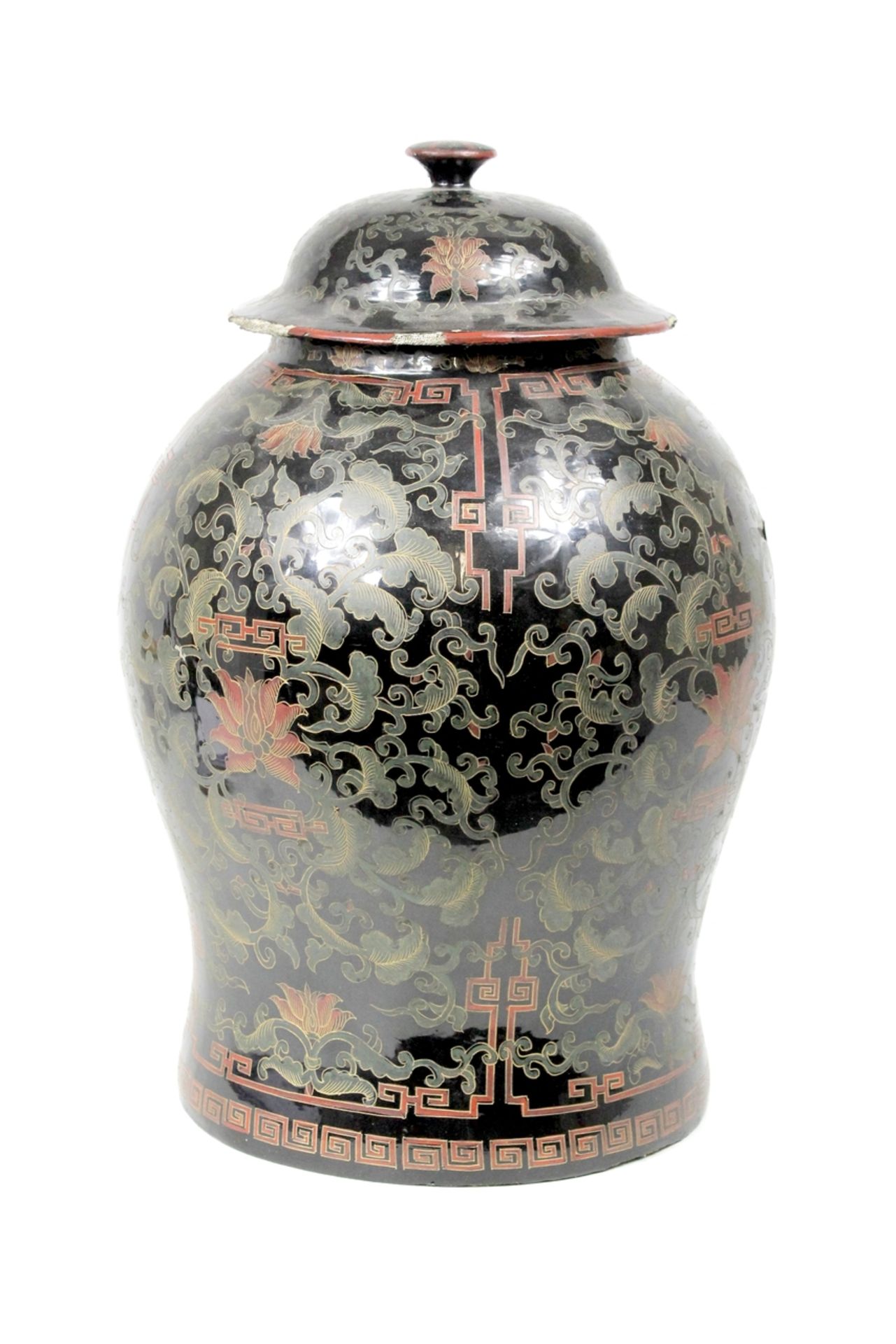 Schwarzlack Mei Ping Vase , Kangxi Dynastie - Bild 4 aus 8