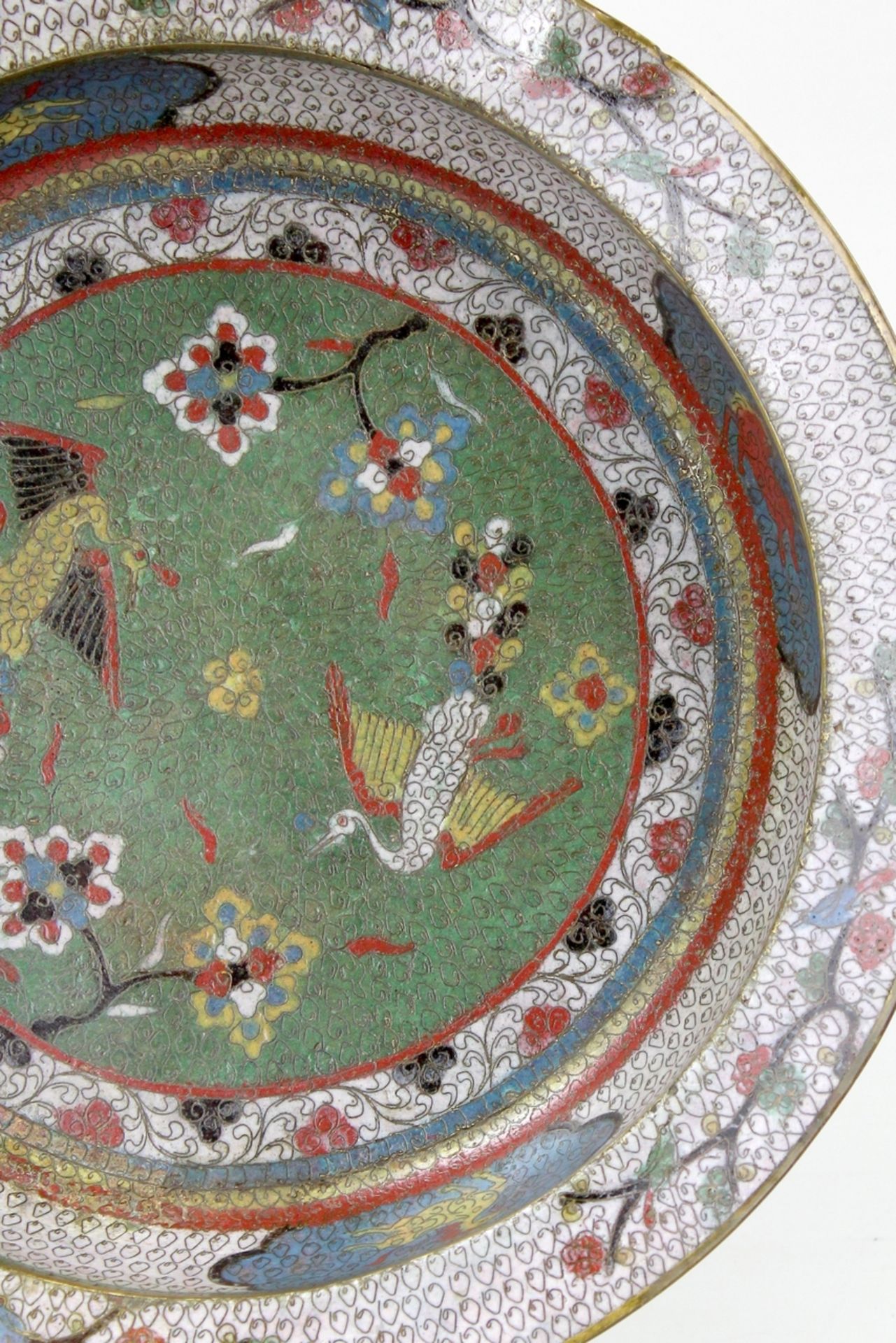 China seltene Ming Cloisonne Phönix Schale, 17.Jhdt. - Bild 4 aus 6