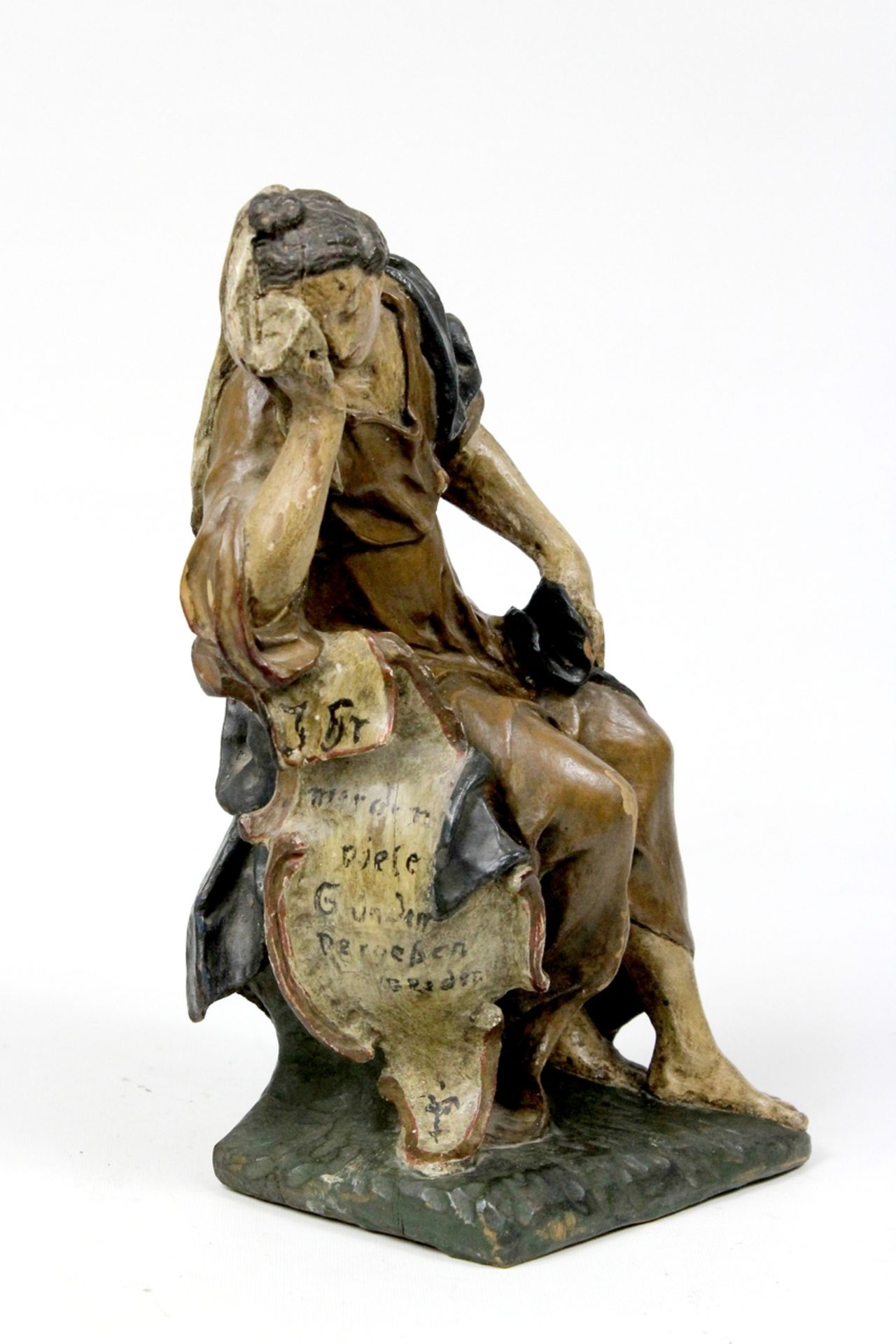 Tietz, Ferdinand ( 1705 - 1777 ) attrib. Barockfigur " Maria Magdalena " Franken um 1650 - Bild 2 aus 5