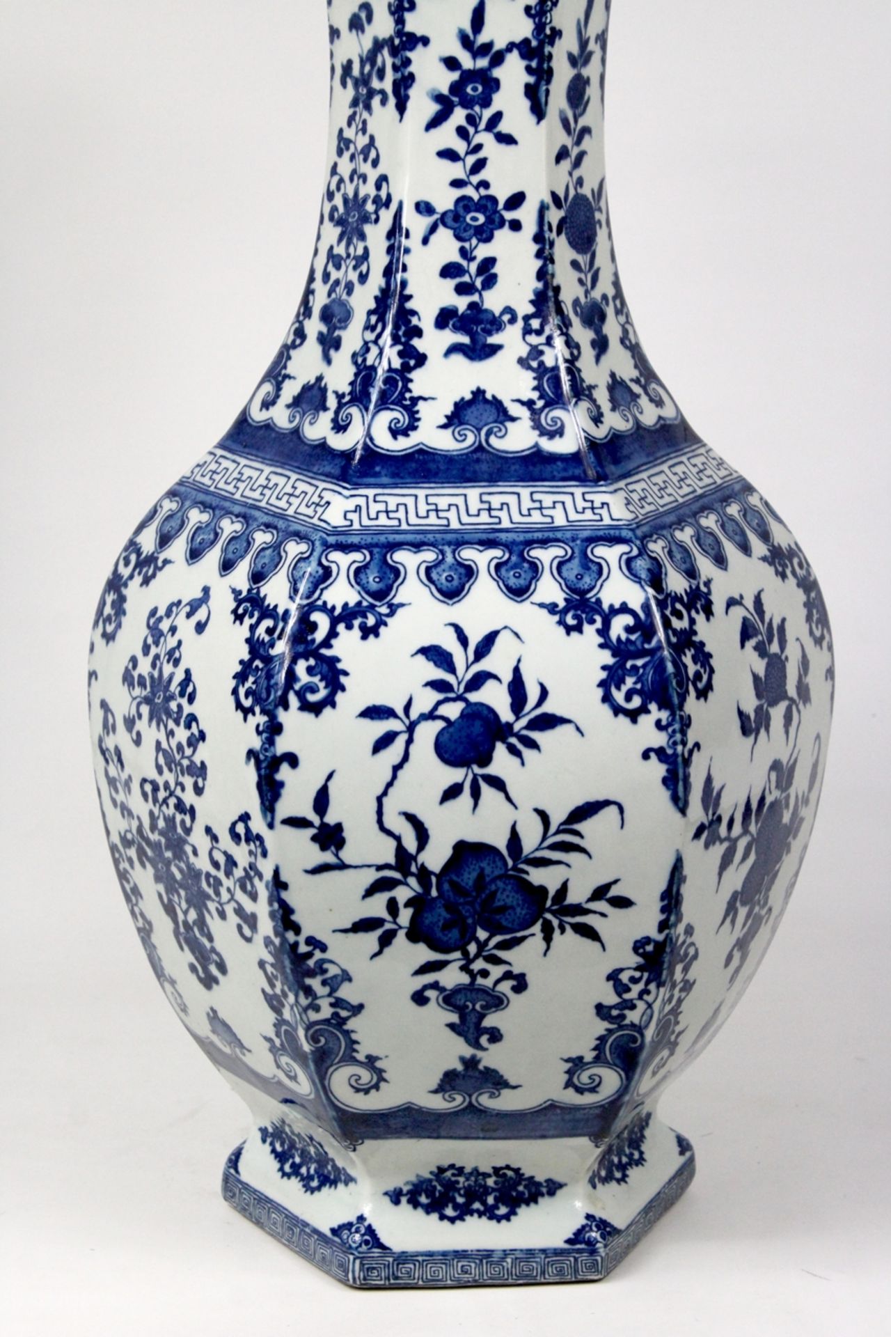 China Blau-Weiss Vase 19.Jhdt. - Bild 3 aus 5