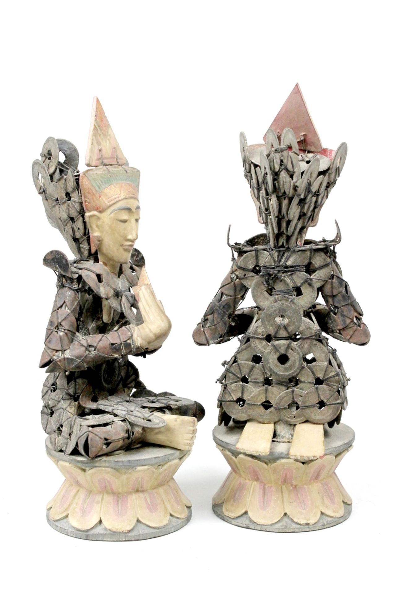 Bali Paar " betende Coinfiguren " - Image 2 of 2