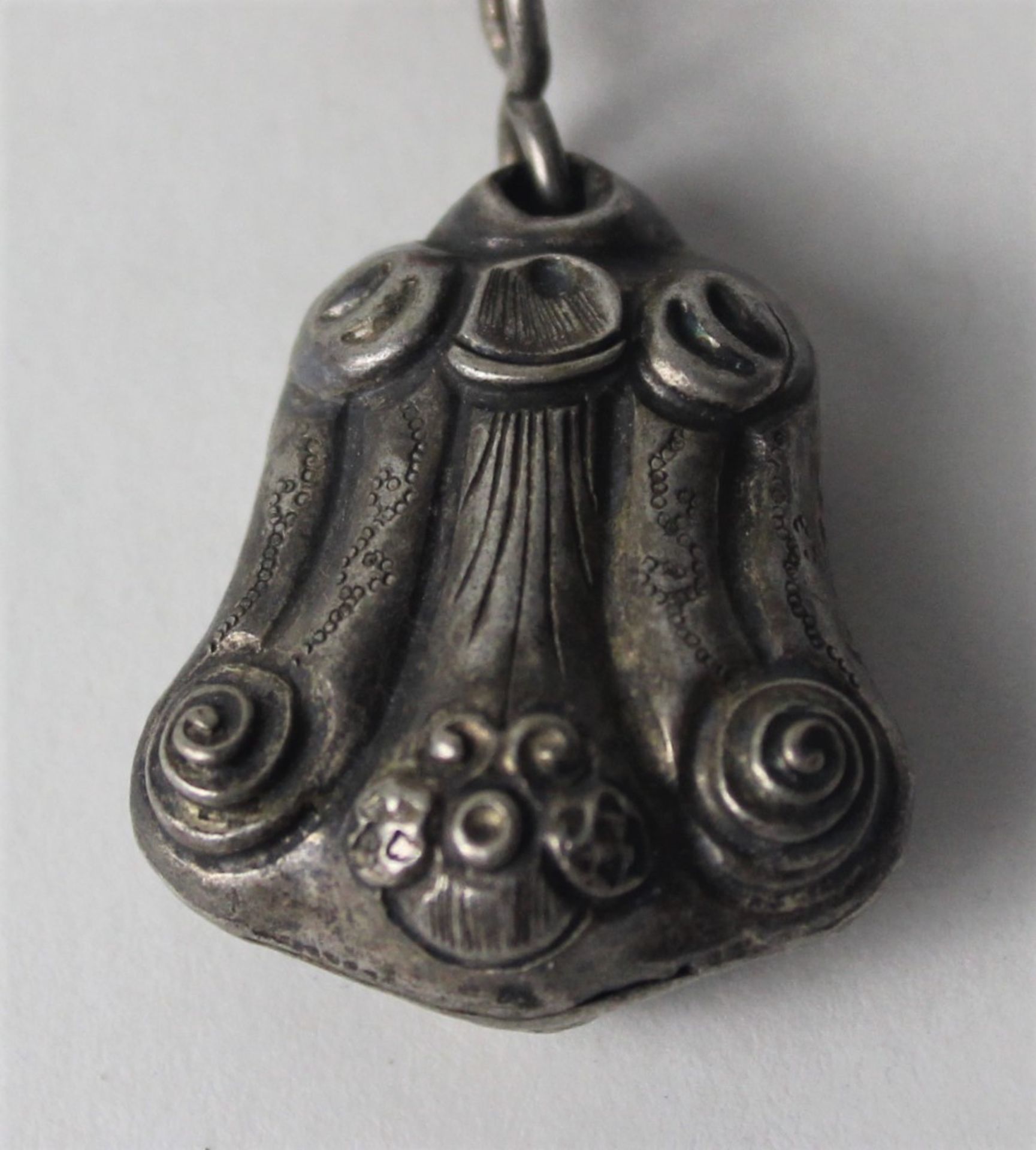 China Qing Dynastie Silber Amulett