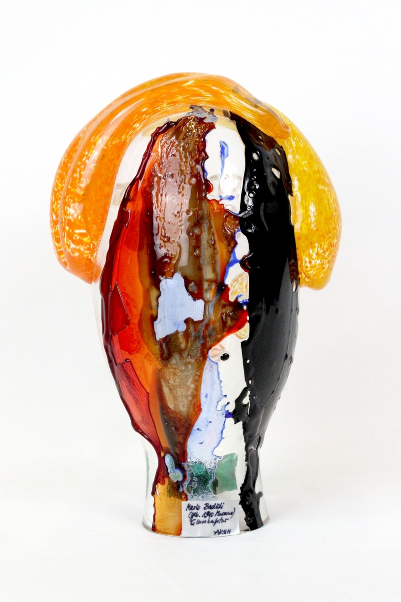 Murano Mario Badidi " Tete " Glasskulptur - Image 3 of 5