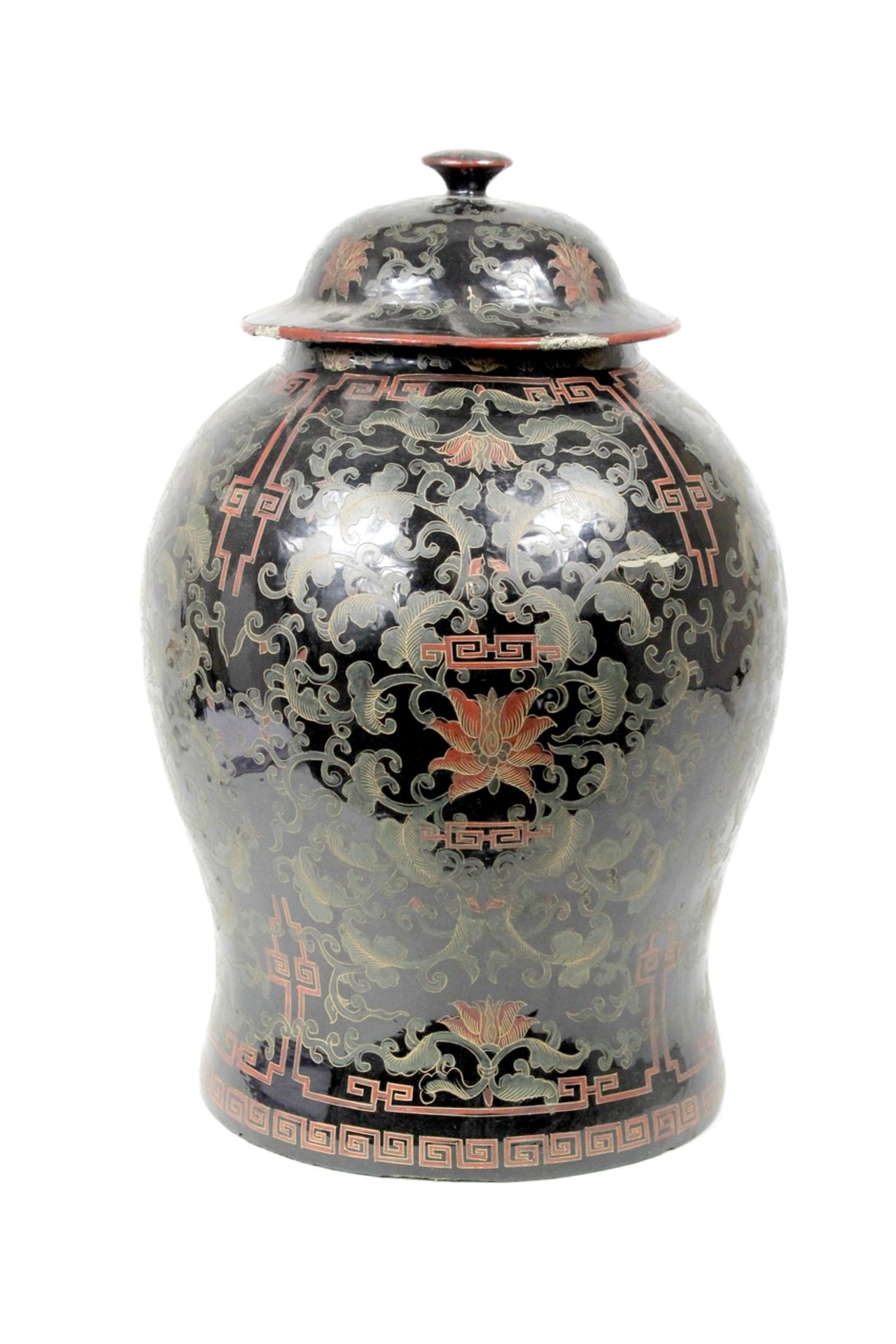 Schwarzlack Mei Ping Vase , Kangxi Dynastie - Image 3 of 8