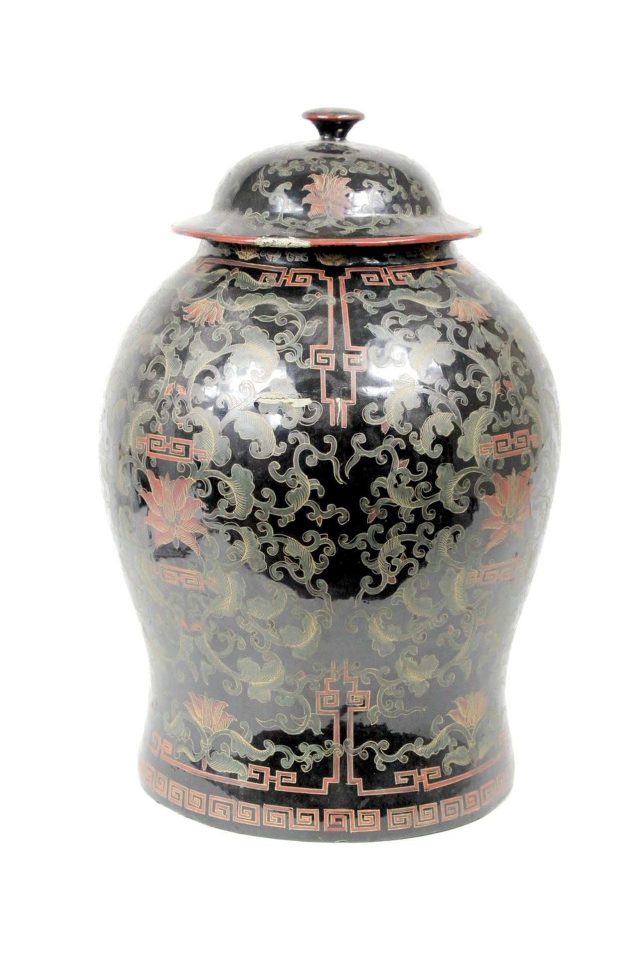 Schwarzlack Mei Ping Vase , Kangxi Dynastie - Image 2 of 8