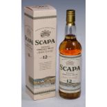 Scapa Orkney 12 year aged Single Malt Scotch Whisky, 70cl, 40% vol, boxed