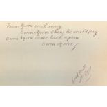 Suffragette Interest - An autograph book for Mary Emmott's (1866-1954) Political Activist, executive