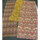 Sanderson vintage fabric bachelors buttons; Liberty fabric Ianthe, 170cm x 330cm; William Morris