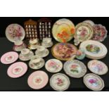 Tea Ware - Royal Albert Old Country Roses; Cosmos; Roslyn Garland; Floral decorative plates; etc