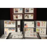 Stamps - QEII FDC collection in five binders, 1967-2000, including six coin/medal covers, some typed