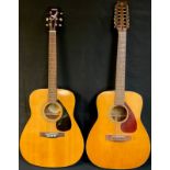 Musical Instruments - a Yamaha acoustic guitar FG-300A; another, Yamaha twelve string, FG260 (2)