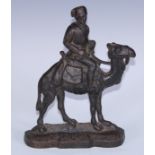 A Victorian cast iron portrait door stop, as Major-General Charles George Gordon (1833 - 1885),