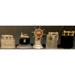 A Ronson Touch-Tip table lighter; a Classic Jumbo lighter; a Karl Wieden table lighter; etc (5)