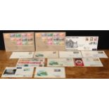 Stamps - Norfolk Islands FDC and cover selection, 1938-1960, and twelve items including 1947