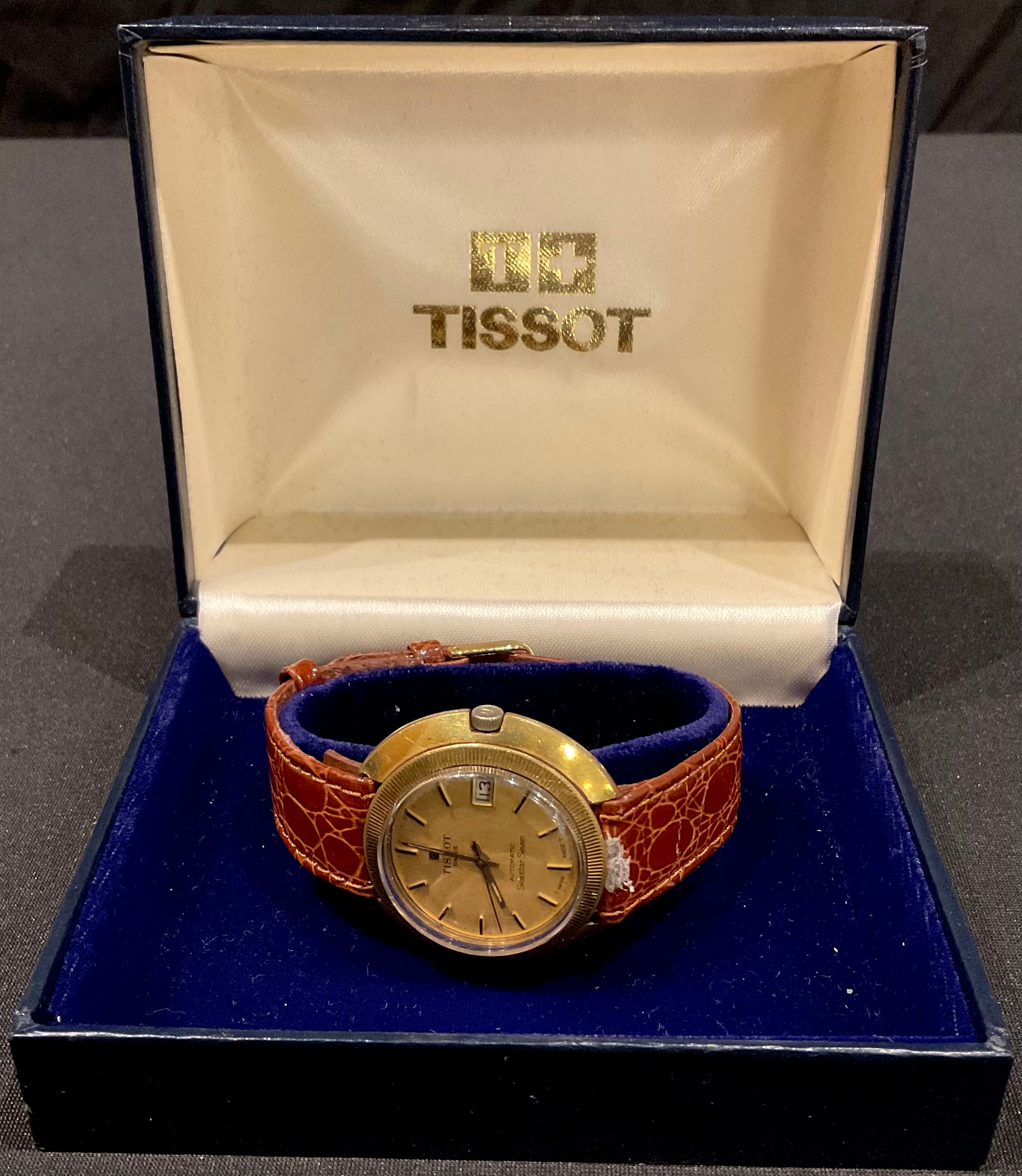 A Tissot automatic Seastar Seven day/date wristwatch, boxed