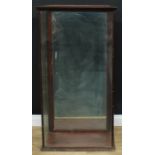 Retail - an early 20th century shop display cabinet, 122.5cm high, 64.5cm wide, 39.5cm deep