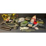 Toys - a collection of Action Man vehicles, mostly for spares and repairs; a Tonka cement truck,