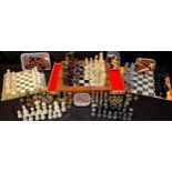 Chess Sets - various, Medieval style, Chinese, boxwood, Star Wars, etc