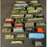 Trains, OO Gauge, mostly locomotives and various tenders, including Mainline Railways, Hornby