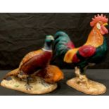 A Beswick model of a Leghorn Cockerel, number 1892, 24cm, printed and impressed marks; a Beswick