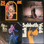 Vinyl Records - LP's including Ozzy Osbourne - Talk of the Devil - JETDP 401; Blizzard Of Ozz- JETLP