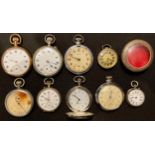 A collection of pocket watches