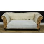 An early 20th century country house Chesterfield club sofa, 73cm high, 187cm wide, the seat 116cm