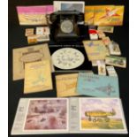 A Call Exchange dial up telephone; cigarette cards, loose and in albums; Studio 88 RAF collector's