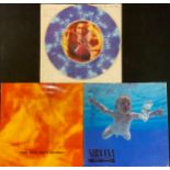 Vinyl Records - LP's and 12" Singles including Nirvana - Nevermind - GEF 24425; Come as you Are -