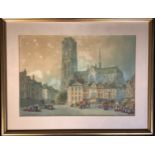 Paul Braddon (1864 - 1938) A Continental Market Day signed, watercolour, 37cm x 54cm