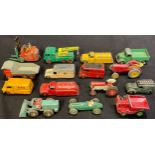 Toys & Juvenalia - a collection of unboxed playworn diecast models, mostly Dinky Toys (quantity).