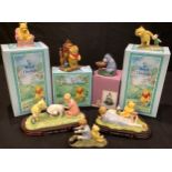 A Royal Doulton Winnie The Pooh figure group, Summer's day picnic, W 21, limited edition, 4,088/5,