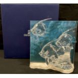 A Swarovski Crystal Wonders of the Sea, Community, aquatic diorama, certificate, boxed