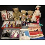 Toys - Peggy Nisbet dolls, boxed; a Roddy plastic walking doll, dressed as a bride, 40cm high; a