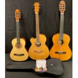 A Leonora acoustic guitar AG2069; a Gear4Music electric acoustic guitar, MDA - 4012CE0LH; an Eleca