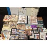 Stamps - assorted stamp collections, A-Z all World, in eight albums/binders, often in blocks, etc,