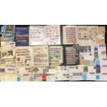 Stamps - five albums/stockbooks, etc, all filled with World and Commonwealth stamps, selection of