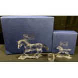 A Swarovski Crystal model, Horse Esperanza, SCS Annual Edition 2014, boxed, certificate; another,