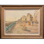 John Yardley (Bn.1933) Sunny Promenade signed, oil on canvas, 39cm x 54cm