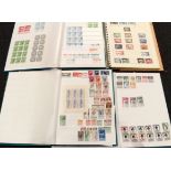 Stamps - four BR Commonwealth albums, one album QV - GVI mint and used, sets, p/sets, three albums