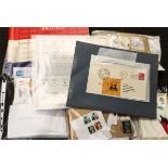 Stamps - GB Commemorative album, mint pre-decimal, including large blocks, pairs, etc, to 1970, then