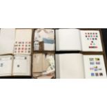 Stamps - box of material, one album, GB Commonwealth mint late '60's - 1990, another of Spain and