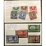 Stamps - GVI 1939 - 1948 H/V's set UMM SG:476-478c and 1951 Festival of Britain H/V's set UMM